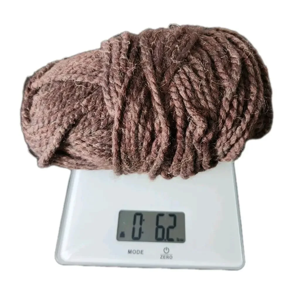 Lion Brand Wool-Ease Thick & Quick Yarn Lot Wood 404 Super Bulky Same Dye Lot